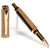 Two-Tone Blackwood Baron Rollerball Pen - Lanier Pens