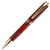 Red and Silver Pine Cone Baron Ball Point Pen - Lanier Pens