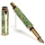 Green Maple Burl Baron Fountain Pen - Lanier Pens