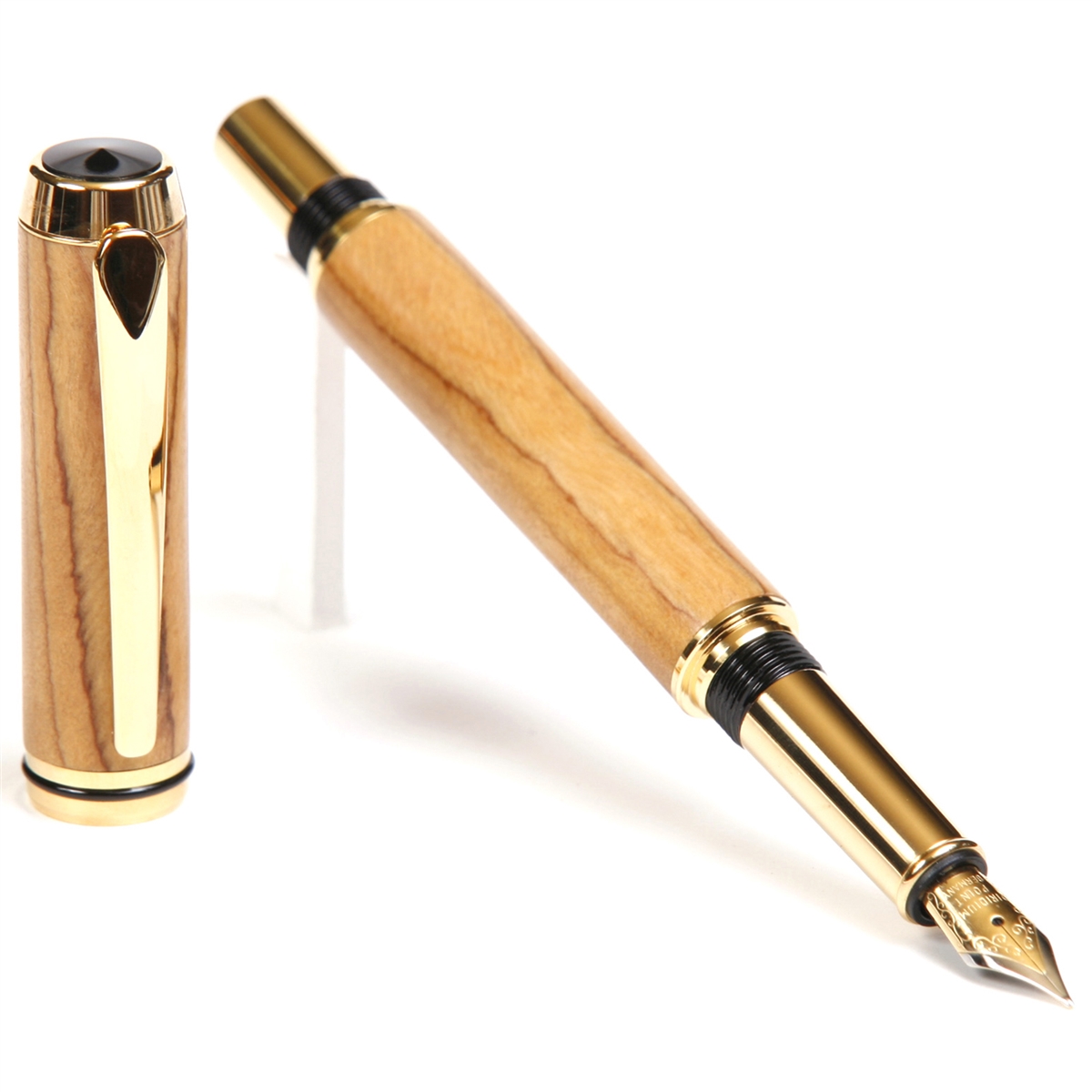 Olivewood Baron Fountain Pen - Lanier Pens