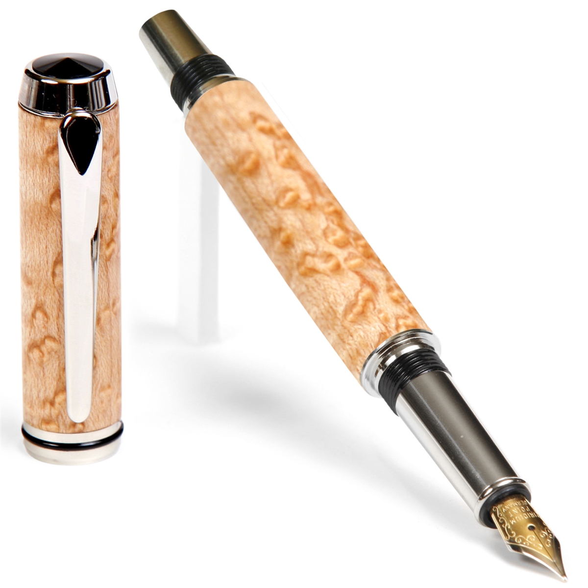 Birds Eye Maple Baron Fountain Pen – Lanier Pens