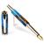Turquoise Metallic Pine Cone Baron Fountain Pen - Lanier Pens