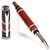 Ebony & Bloodwood with Inlays Baron Rollerball Pen - Lanier Pens