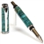 Turquoise Box Elder Baron Rollerball Pen - Lanier Pens