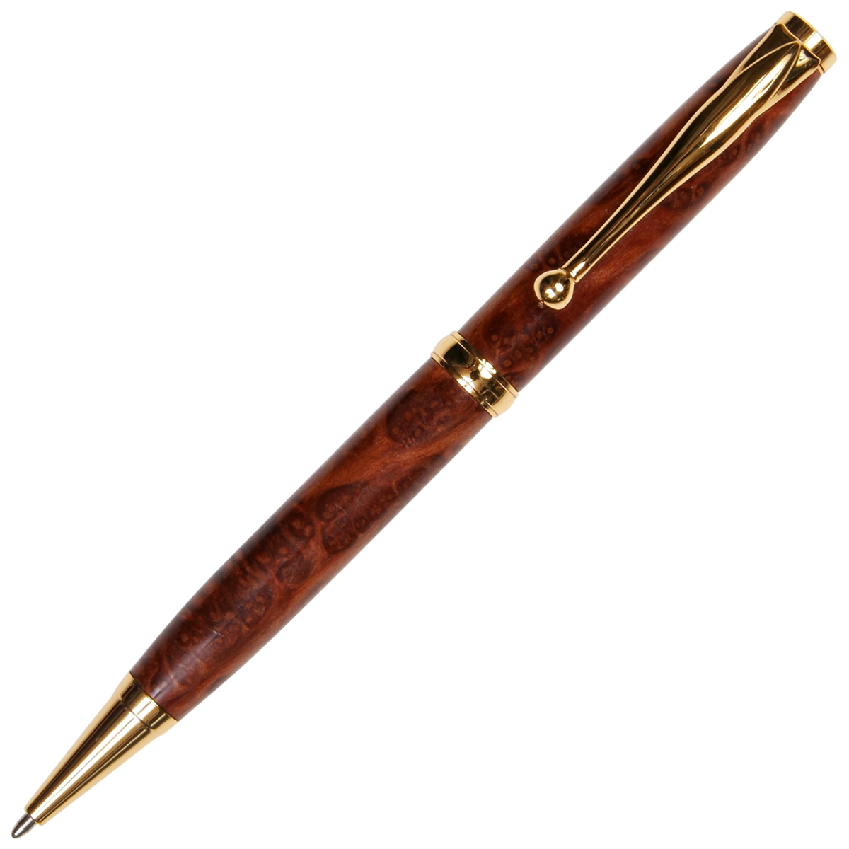 Redwood Lace Burl Comfort Twist Pen - Lanier Pens