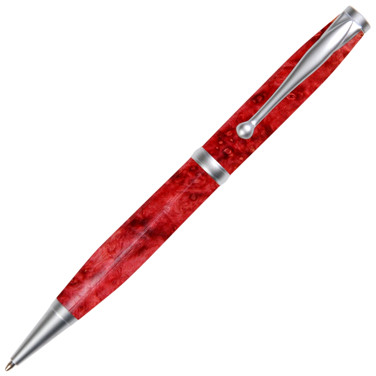 Red Box Elder Comfort Twist Pen - Lanier Pens