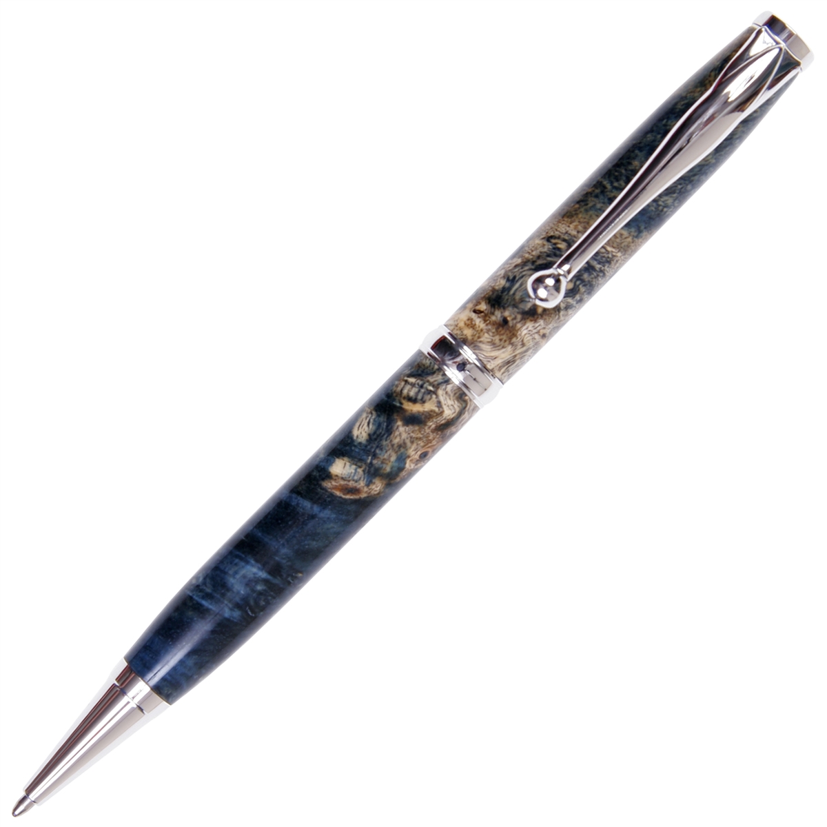 Blue Box Elder Comfort Twist Pen - Lanier Pens