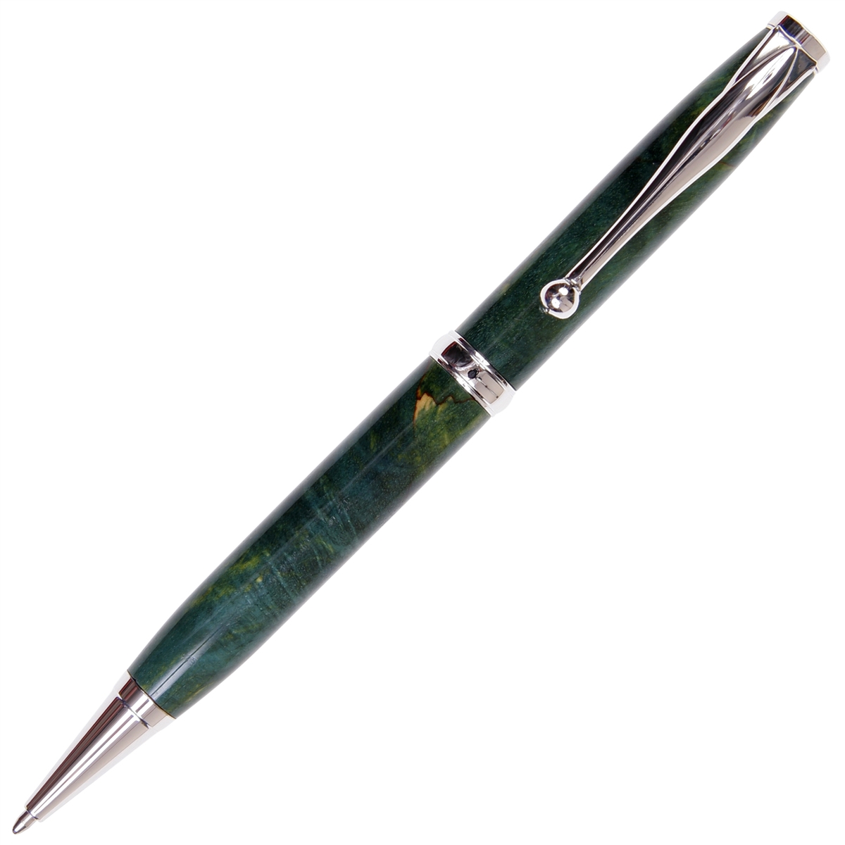 Green Maple Burl Comfort Twist Pen - Lanier Pens