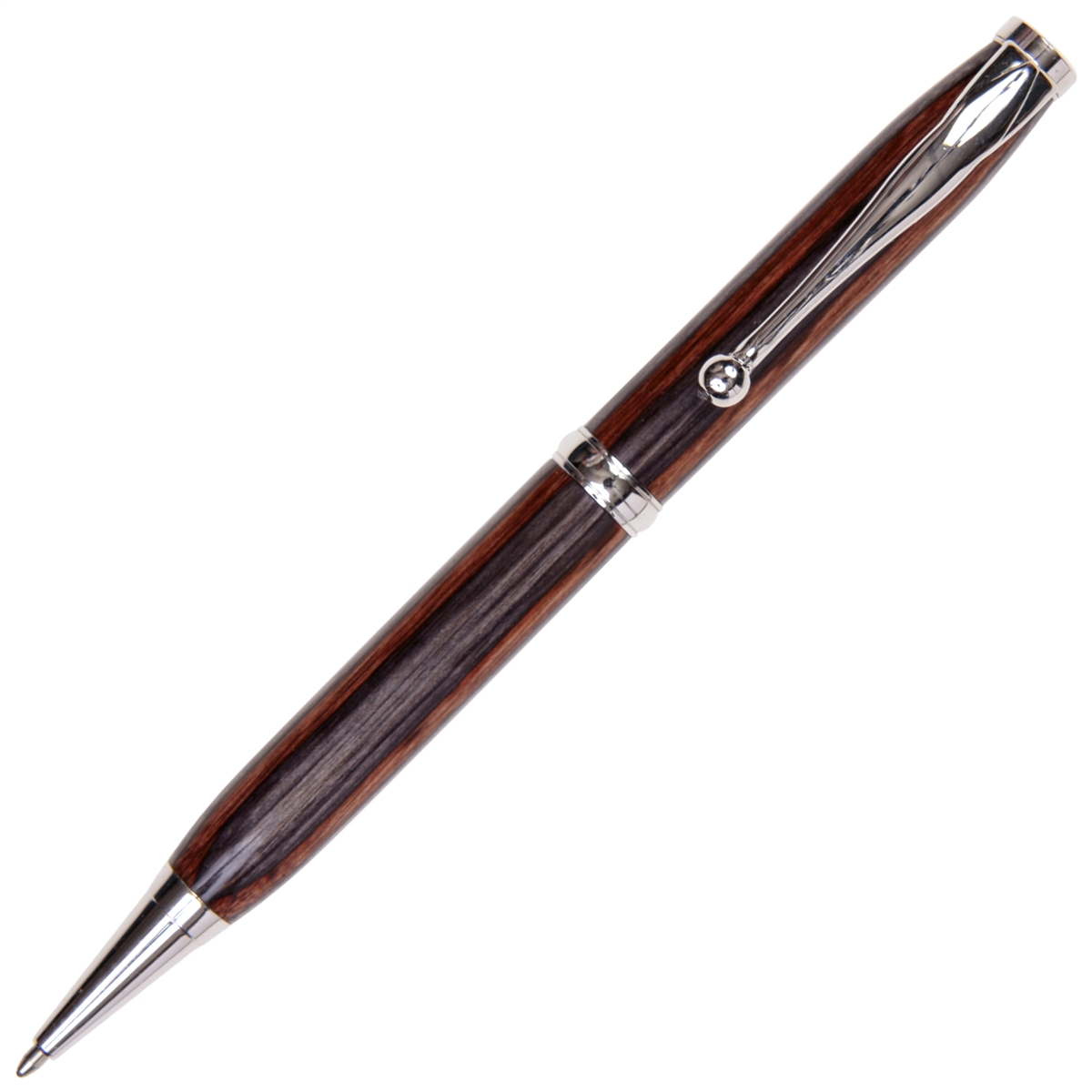 Black Brown Comfort Twist Pen - Lanier Pens