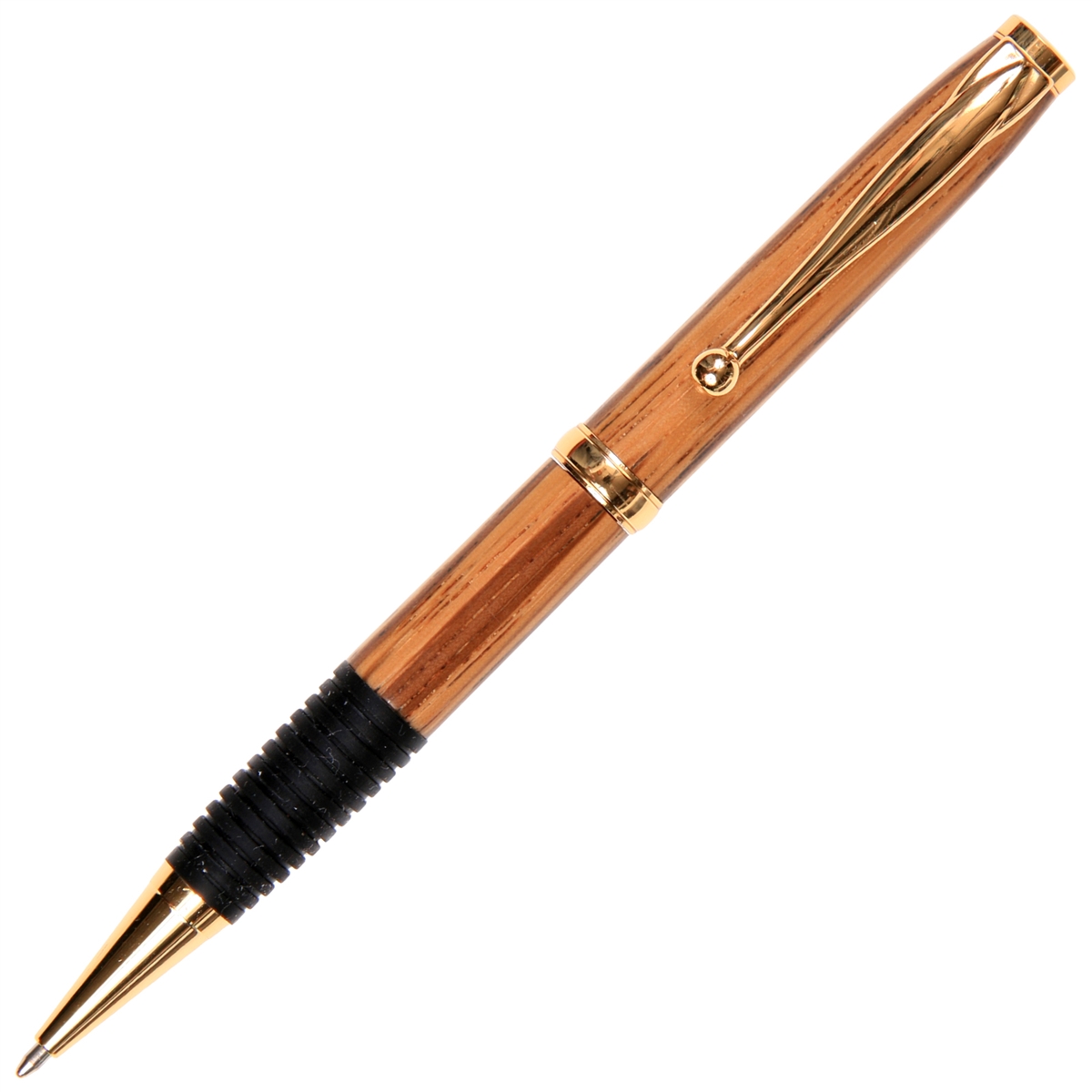 Zebrawood Comfort Twist Pen with Grip - Lanier Pens