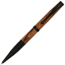 Zebrawood Comfort Twist Pen with Grip - Lanier Pens