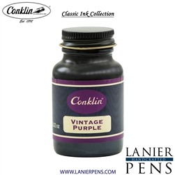Conklin Vintage Purple Ink Bottle 60ml by Lanier Pens, lanierpens, lanierpens.com, wndpens, WOOD N DREAMS, Pensbylanier