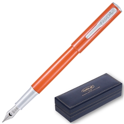 Conklin Coronet Fountain Pen - Orange (CK71850) By Lanier Pens