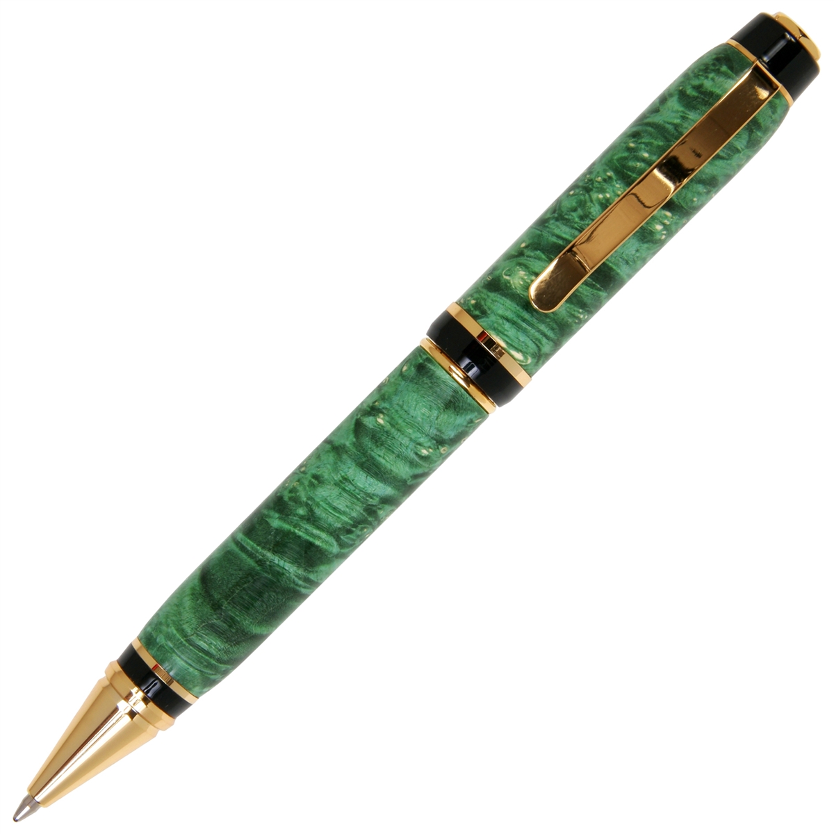 Green Box Elder Cigar Twist Pen - Lanier Pens