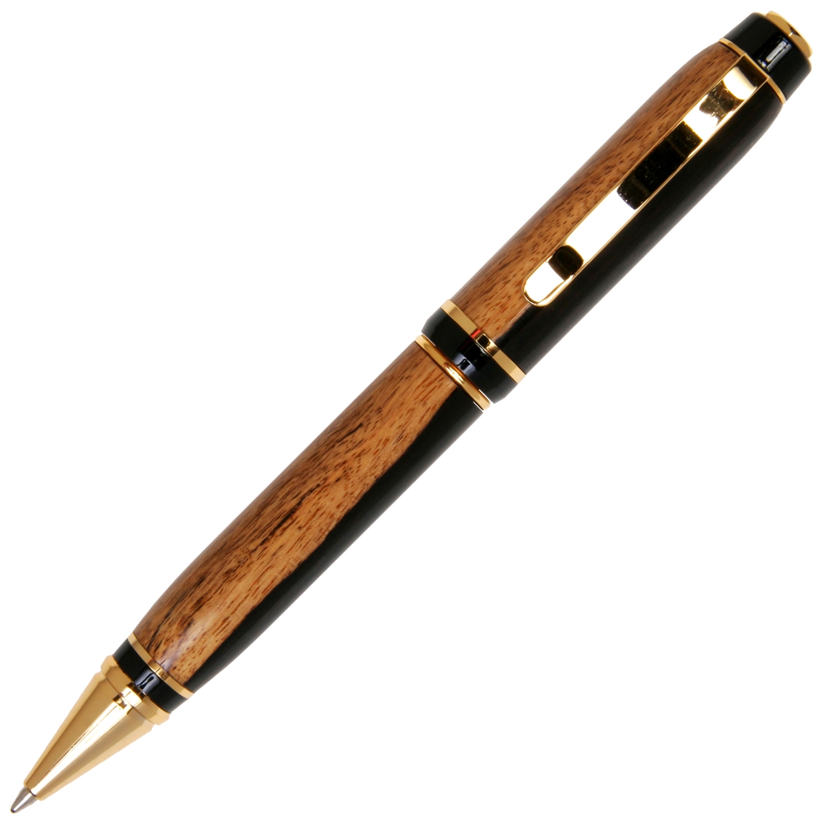 Two-Tone Blackwood Cigar Twist Pen - Lanier Pens