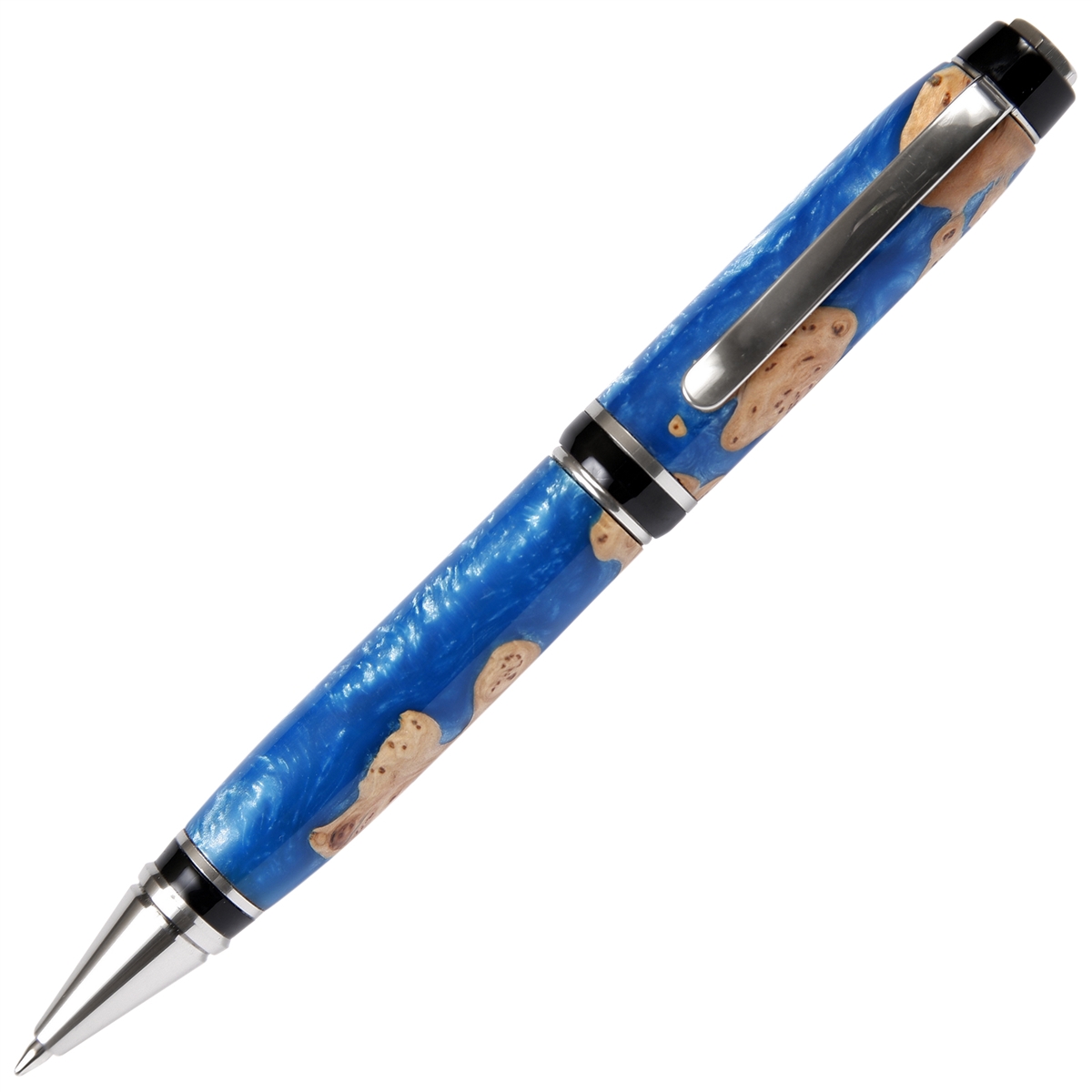 Sky Blue Cigar Twist Pen - Lanier Pens
