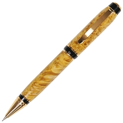Yellow Box Elder Cigar Twist Pencil - Lanier Pens