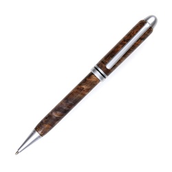 Gray & Black Maple Burl Designer Twist Pen - Lanier Pens