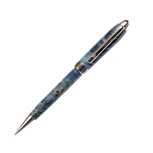Blue Box Elder Designer Twist Pen by Lanier Pens