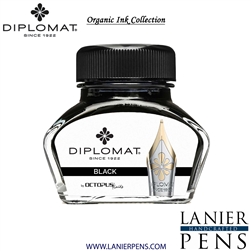 Diplomat Black Ink Bottle, 30ml by Lanier Pens, lanierpens, lanierpens.com, wndpens, WOOD N DREAMS, Pensbylanier