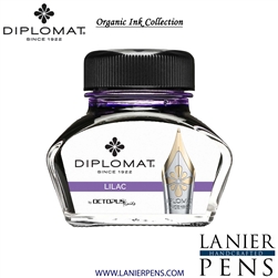 Diplomat Lilac Ink Bottle, 30ml by Lanier Pens, lanierpens, lanierpens.com, wndpens, WOOD N DREAMS, Pensbylanier