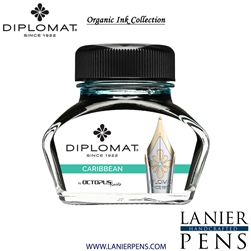 Diplomat Caribbean Ink Bottle, 30ml by Lanier Pens, lanierpens, lanierpens.com, wndpens, WOOD N DREAMS, Pensbylanier