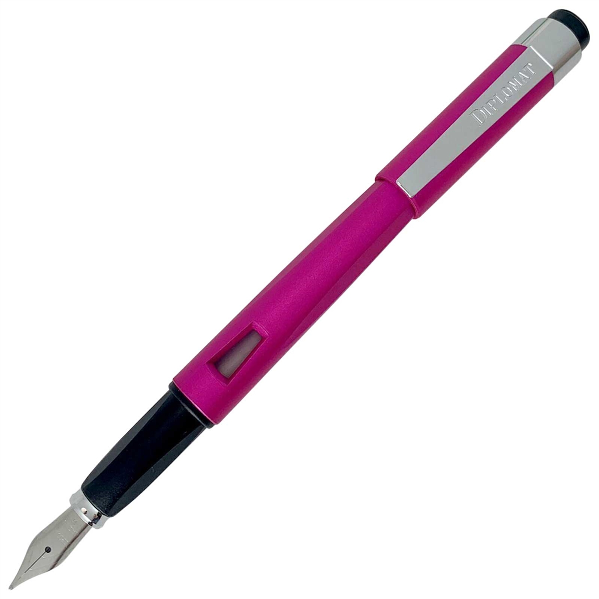 Diplomat Magnum Fountain Pen - Hot Pink by Lanier Pens