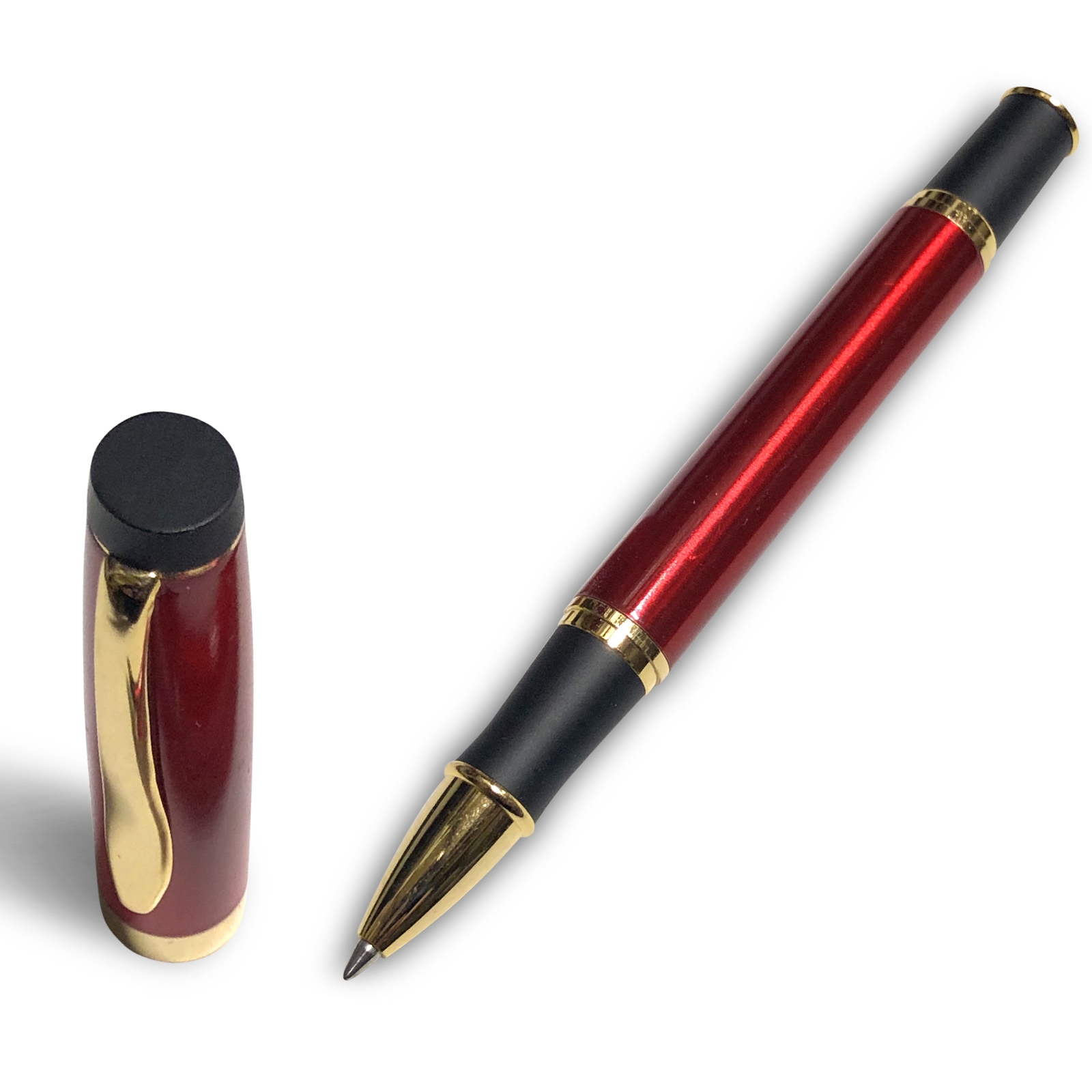 Budget Friendly Gripper Rollerball Pen Red with Anti Slip Grip Lanier Pens