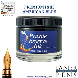 Private Reserve American Blue Fountain Pen Ink Bottle 25-am - Lanier Pens