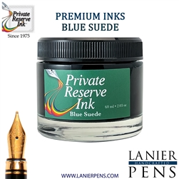 Private Reserve Blue Suede Fountain Pen Ink Bottle 13-bls - Lanier Pens