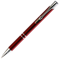 Budget Friendly JJ Ballpoint Pen - Red with Medium Tip Point By Lanier Pens