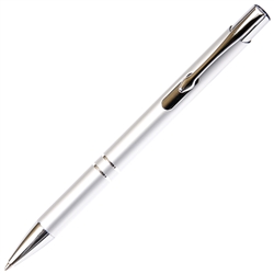 Budget Friendly JJ Ballpoint Pen - Silver with Medium Tip Point By Lanier Pens