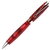 Red & Black Marbleized Gloss Body Ballpoint Pen by Lanier Pens