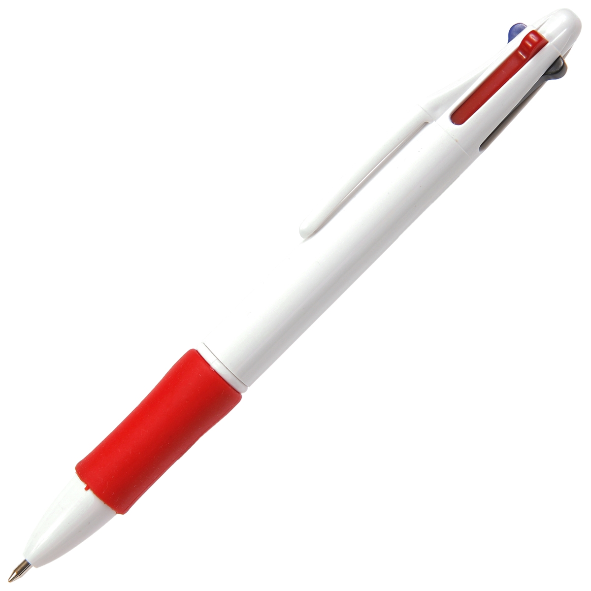 G101 - White Ball Point with Red Grip by Lanier Pens