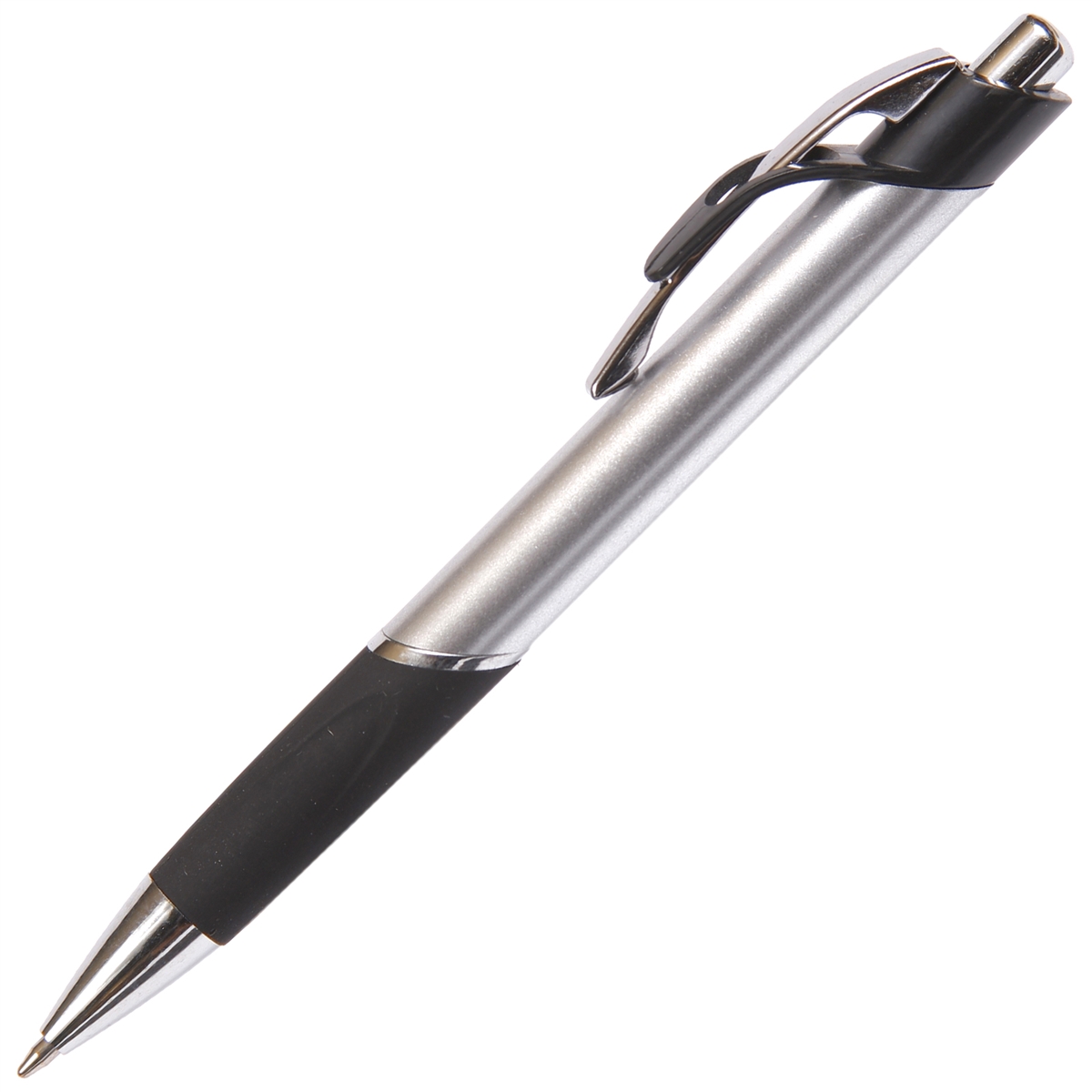 I100 - Silver & Black Ball Point by Lanier Pens