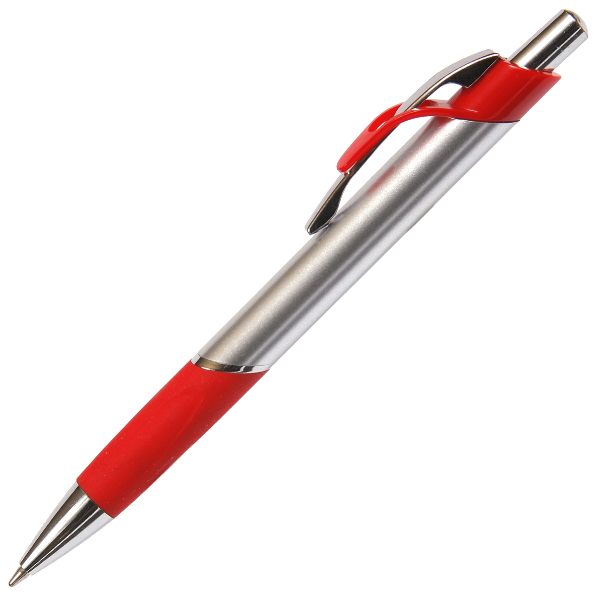 I101 - Silver & Red Ball Point by Lanier Pens