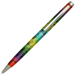 4G Ball Pen – Rainbow with White Accents by Lanier Pens
