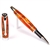 Orange & Black Marbleized Gloss Body Rollerball Pen by Lanier Pens