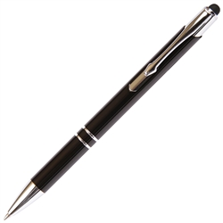 Budget Friendly JJ Ballpoint Pen with Stylus - Black By Lanier Pens