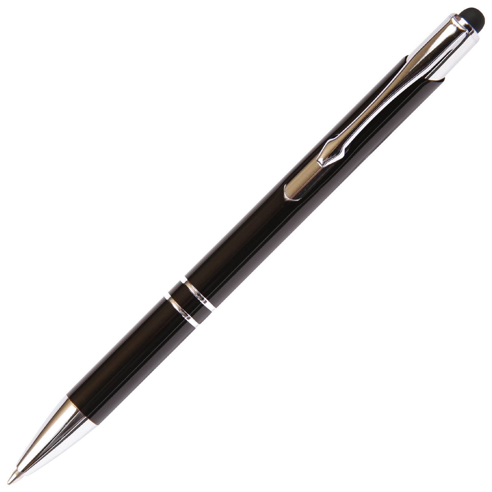 Budget Friendly Stylus JJ Ballpoint Pen - Black with Medium Tip Point By Lanier Pens