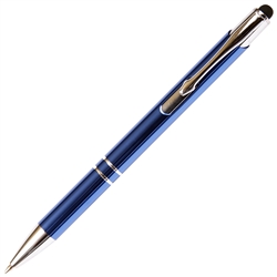 Budget Friendly JJ Ballpoint Pen with Stylus - Blue By Lanier Pens