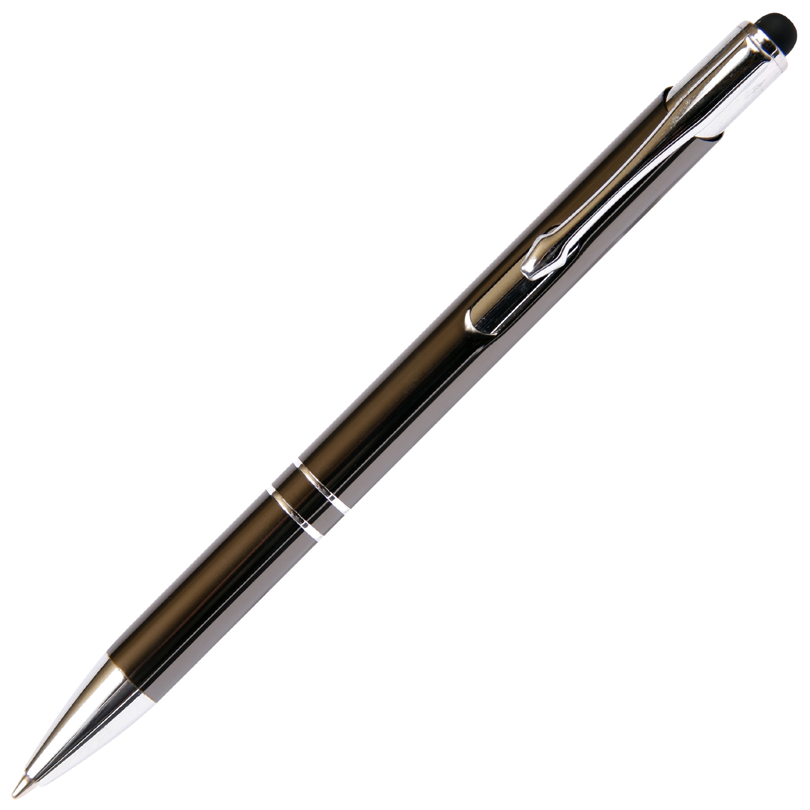 Budget Friendly Stylus JJ Ballpoint Pen - Gun Metal with Medium Tip Point By Lanier Pens