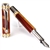 Majestic Fountain Pen - Yellow Heart with Bloodwood & Maple Inlays
