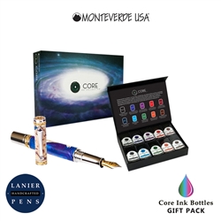 Monteverde MV12372 10 Piece Fountain Pen Ink Bottle Gift Set- Core Collection