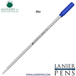 Monteverde Soft Roll Ballpoint C13 Paste Ink Refill Compatible with most Cross Style Ballpoint Pens - Blue (Medium Tip 0.7mm) - Lanier Pens