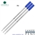 3 Pack - Monteverde Soft Roll Ballpoint C13 Paste Ink Refill Compatible with most Cross Style Ballpoint Pens - Blue (Medium Tip 0.7mm) - Lanier Pens