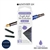 Monteverde G305PM Ink Cartridges Clear Case Gemstone Purple Mist- Pack of 12
