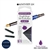 Monteverde G305PR Ink Cartridges Clear Case Gemstone Purple Reign- Pack of 12