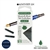 Monteverde G305YG Ink Cartridges Clear Case Gemstone Yosemite Green- Pack of 12