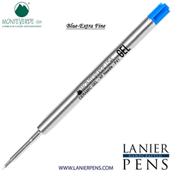 Monteverde Capless Ceramic Gel P41 Ink Refill Compatible with most Parker Style Ballpoint Pens - Blue (Extra Fine 0.5mm) - Lanier Pens